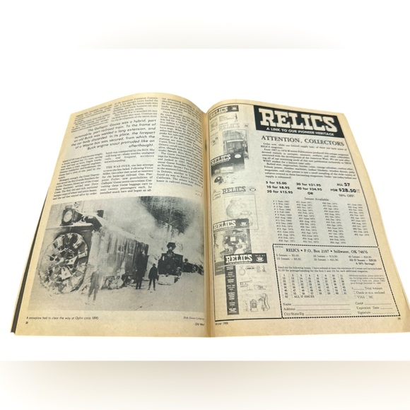 Vintage 1986 - OLD WEST MAGAZINE - Picture 6 of 9